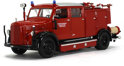 

Road Signature 1950 Mercedes-Benz Tlf-15 Fire engine 1:43 Yatming diecast(Red)