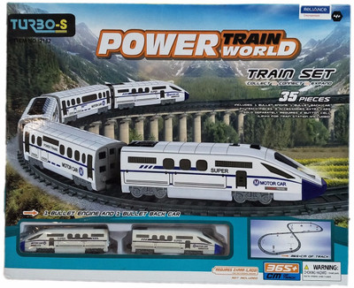 

POWER TRAIN Turbos Train Overbridge Set, Multi Color(Multicolor)
