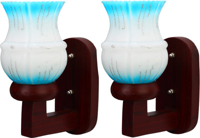 Somil Uplight Wall Lamp Without Bulb(Pack of 2)