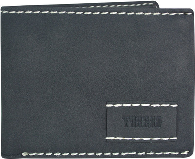 

TORERO Men Black Genuine Leather Wallet(8 Card Slots)