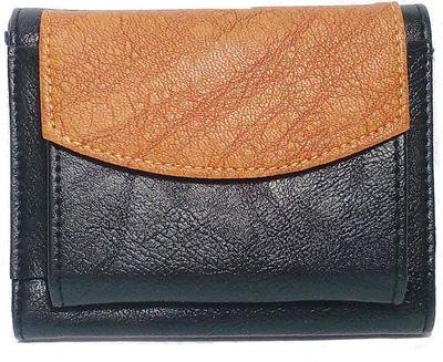 

kd collections Women Black Artificial Leather Wallet(5 Card Slots)