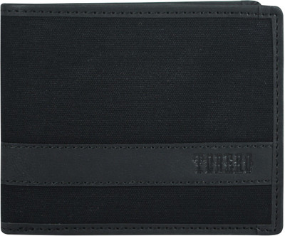 

TORERO Men Black Canvas Wallet(4 Card Slots)