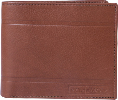 

Code MAX Men Brown Genuine Leather Wallet(8 Card Slots)
