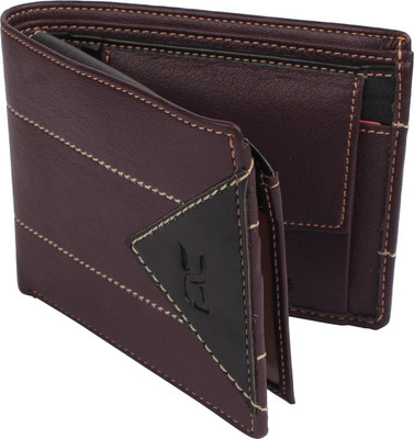 

Dezire Crafts Men Maroon Artificial Leather Wallet(6 Card Slots), Black;mahroon