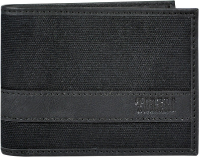 

TORERO Men Black Canvas Wallet(6 Card Slots)