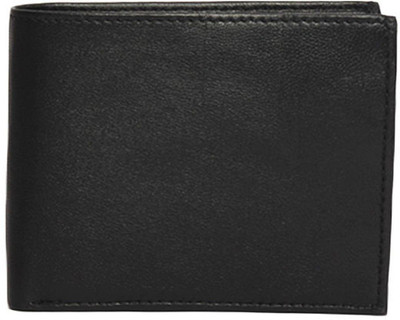 

N R CREATION Men Black Artificial Leather, Genuine Leather Wallet(5 Card Slots)