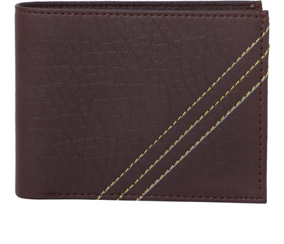 Amour Propre Men Brown Genuine Leather Wallet(3 Card Slots)