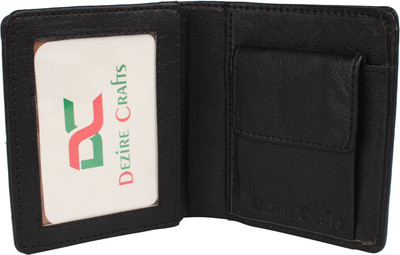 

Dezire Crafts Girls Casual Black Artificial Leather Wallet(8 Card Slots)