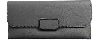 

SAMCO FAS Women Grey Artificial Leather Wallet(9 Card Slots)