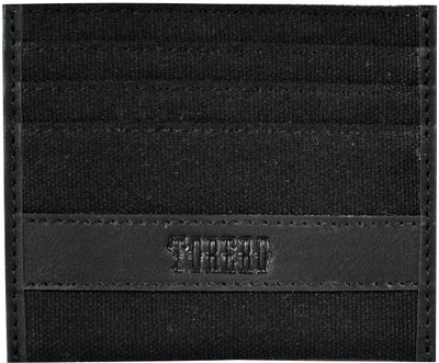 

TORERO Men Black Canvas Card Holder(6 Card Slots)
