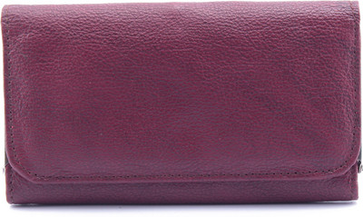 

LASALLE Women Brown Genuine Leather Wallet(4 Card Slots)