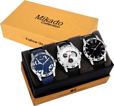 Mikado New Tex Times Analog watches combo for Men's and boy's Watch  - For Men   Watches  (Mikado)