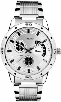 Tarido TD1630SM03 Stainless Steel Chronograph Pattern Watch  - For Men   Watches  (Tarido)