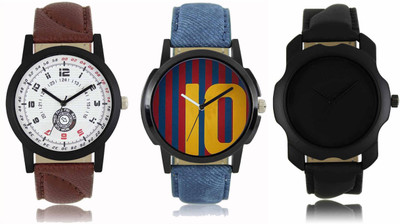 

SRK ENTERPRISE Stylish Look low Price Men Watch Combo With Designer Dial Lorem 010_011_022 Watch - For Men