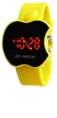 RJL Digital apple cut designer yellow watches for girls and boys Watch  - For Boys & Girls   Watches  (RJL)