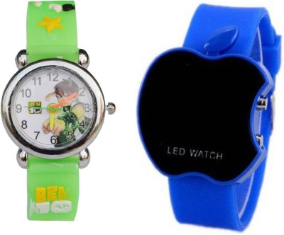 Lavishable apple led black For Ben10 Green watch Watch - For Boys Watch  - For Boys & Girls   Watches  (Lavishable)