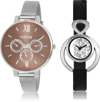 LOREM LR214VT11 Attractive Stylish Combo Watch  - For Women   Watches  (LOREM)