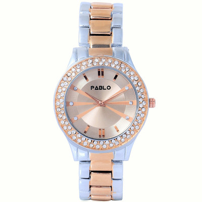 

Pablo Diamond Premium Gold Watch - For Women