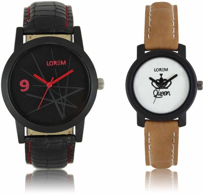 LOREM LR-08-0209 Attractive Stylish Combo Watch  - For Men & Women   Watches  (LOREM)