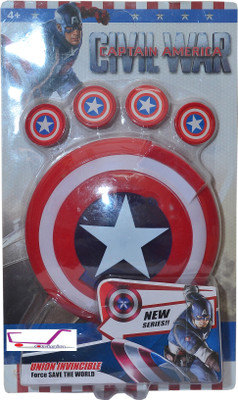 

Origin Assemble Marvel Avengers Age of Ultron Captain America Star Launch Shield (Multicolor)(Multicolor)
