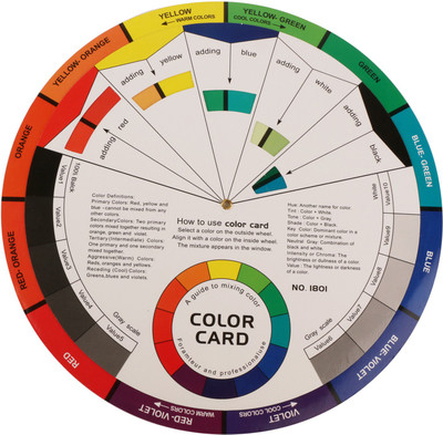 

Kabeer Art Colour Mixing Wheel Card