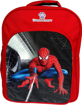 

World Craft Spiderman 15 L Backpack(Red)