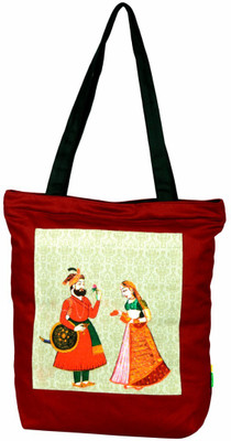 

Eco Corner Royal Couple - Cotton Tote Bag Waterproof Messenger Bag(Multicolor, 12 inch)
