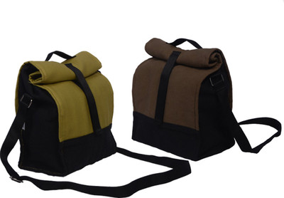 

ABV Thermal lunch Bag Handbag with Adjustable shoulder Handle Waterproof Lunch Bag(Multicolor, 13 inch)