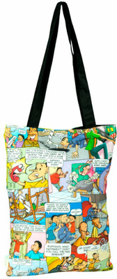 

Eco Corner Official Amar Chitra Katha "Tinkle" Merchandise - Suppandi Splashing Water - Cotton Tote Bag Waterproof Messenger Bag(Multicolor, 12 inch)