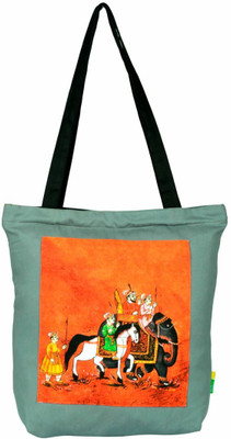 

Eco Corner Royal Procession - Cotton Tote Bag Waterproof Messenger Bag(Multicolor, 12 inch)