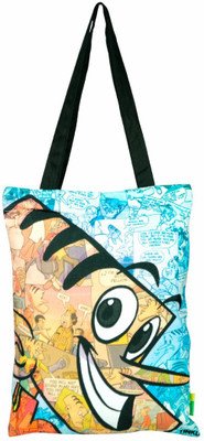 

Eco Corner Official Amar Chitra Katha "Tinkle" Merchandise - Suppandi Collage - Cotton Tote Bag Waterproof Messenger Bag(Multicolor, 12 inch)