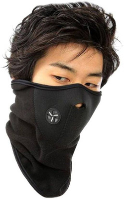 

X&M Black Bike Face Mask for Men & Women(Size: Free, Balaclava)