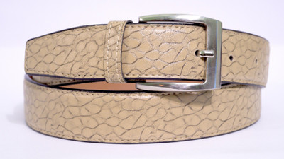 Besto Men Casual Tan Synthetic Belt, Black;tan