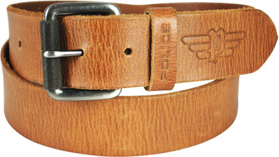 

Police Men Tan Genuine Leather Belt