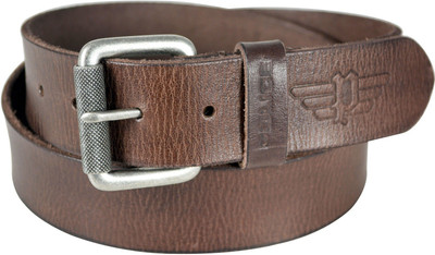 

Police Men Brown Genuine Leather Belt, Coffee