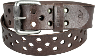 

Police Men Brown Genuine Leather Belt