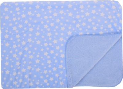 

Momsyard Printed  Crib Baby Blanket(Polyester, Blue