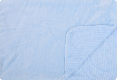 Momsyard Paisley  Crib Baby Blanket(100% Wool, Blue