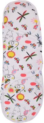

Momsyard Animal, Printed  Swadding Baby Blanket(Cotton, White