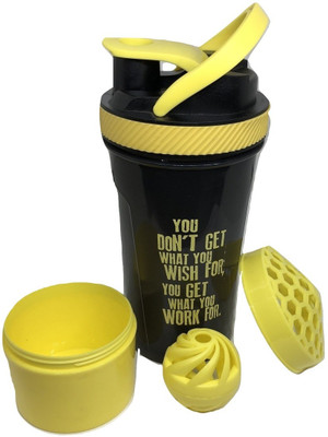 

GreenBee My gym 700 ml Shaker(Pack of 1, Black)