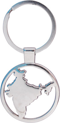 

Oyedeal India Map KYCN Full Metal Key Chain(Silver)