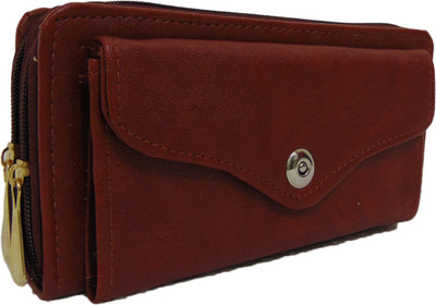 

Fenrito Casual Brown Clutch