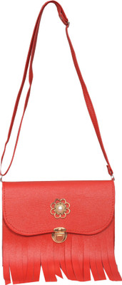 

mango star Casual Red Clutch