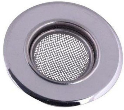 

PK Aqua 2 Pcs WashBasin Sink Protector Jalli Stainless Steel Strainer(Silver Pack of 2)