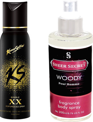 

KamaSutra KS XX with SHEER SECRET WOODY MEN(Set of 2)