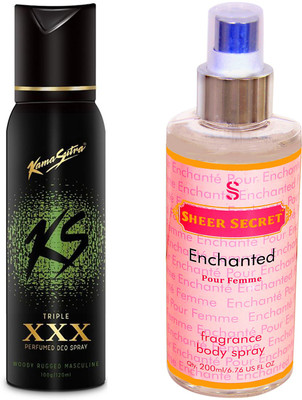 

KamaSutra KS XXX with SHEER SECRET ENCHANTED WOMEN(Set of 2)