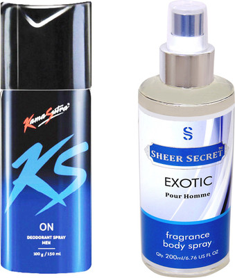 

KamaSutra ON with SHEER SECRET EXOTIC MEN(Set of 2)
