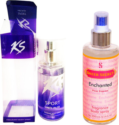 

KamaSutra WHITE MUSK with SHEER SECRET ENCHANTED WOMEN(Set of 2)