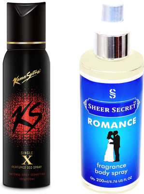 

KamaSutra KS X with SHEER SECRET ROMANCE(Set of 2)