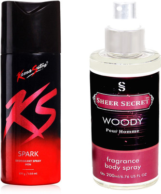 

KamaSutra SPARK with SHEER SECRET WOODY MEN(Set of 2)